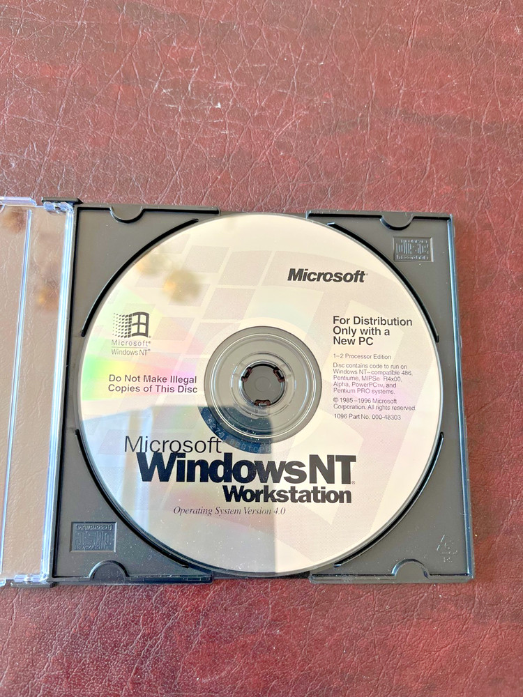 Microsoft Windows NT Workstation 4.0 CD