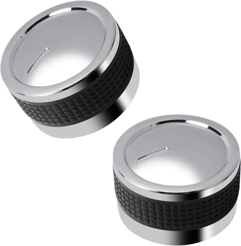 Gas Grill Knobs, Grill Control Knob Replacement Chrome Plated Plastic with Nonsl