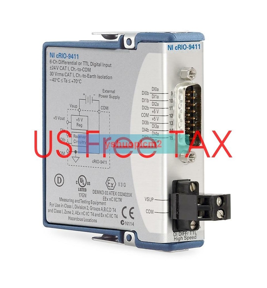 NEW - National Instruments NI 9411 cDAQ Differential Digital Input Module