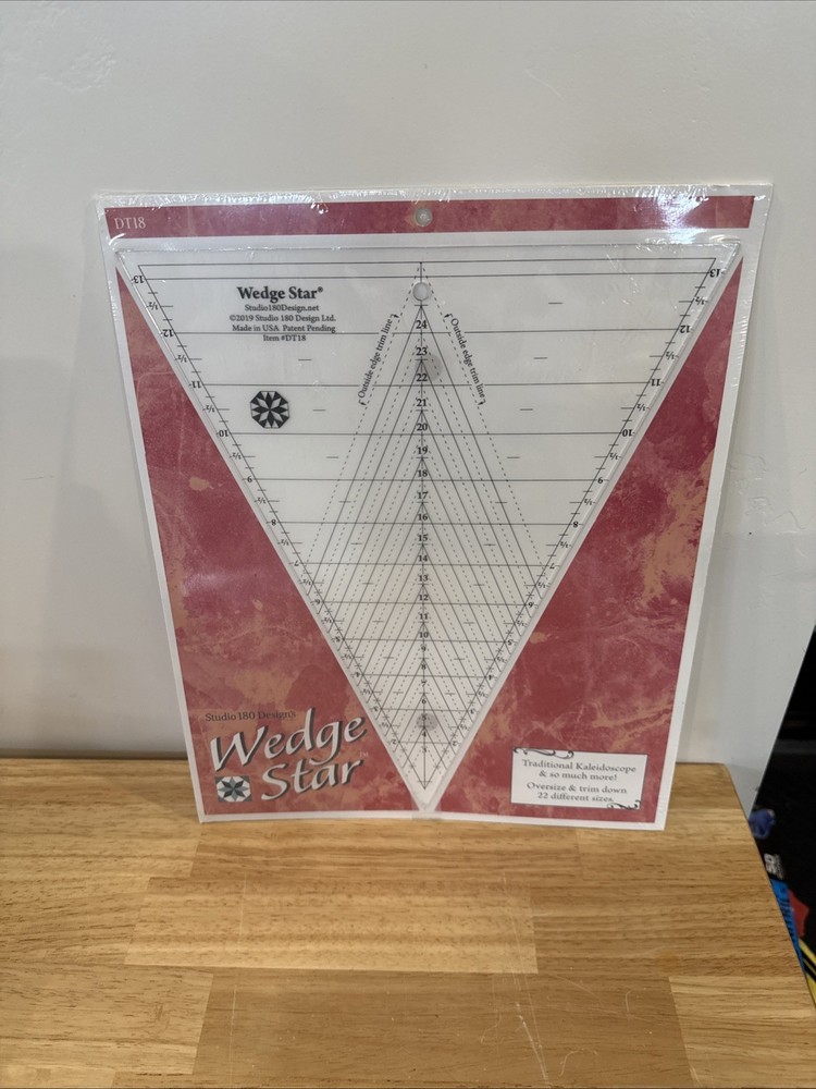 Wedge Star Ruler- Deb Tucker Studio 180