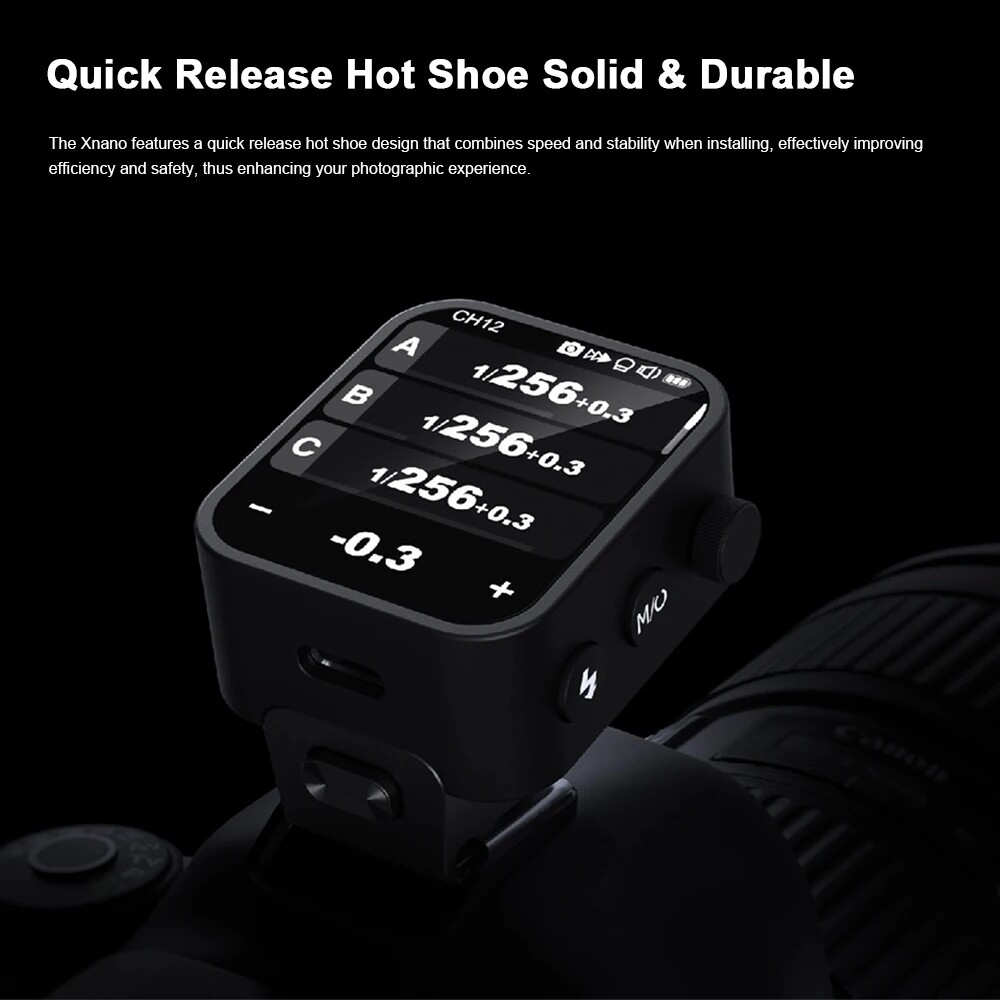 US Godox X3-N 2.4G TTL HSS Flash Trigger Transmitter OLED Screen Fr Nikon Camera