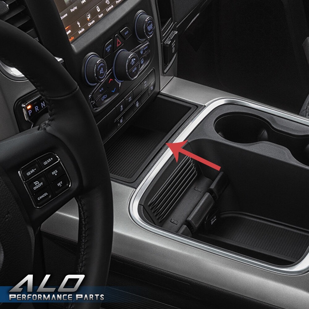 Fit For 2015-2018 Dodge Ram 1500 2500 Front Center Console Mat Insert Rubber