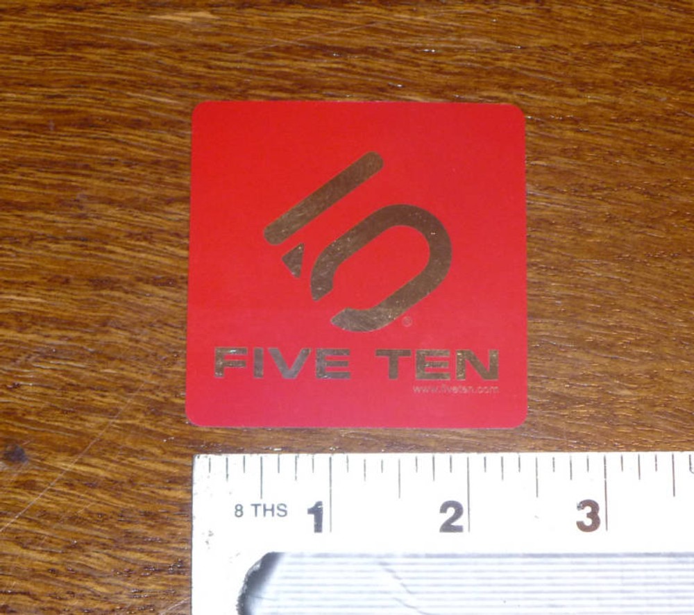Five Ten red Logo Sticker Decal