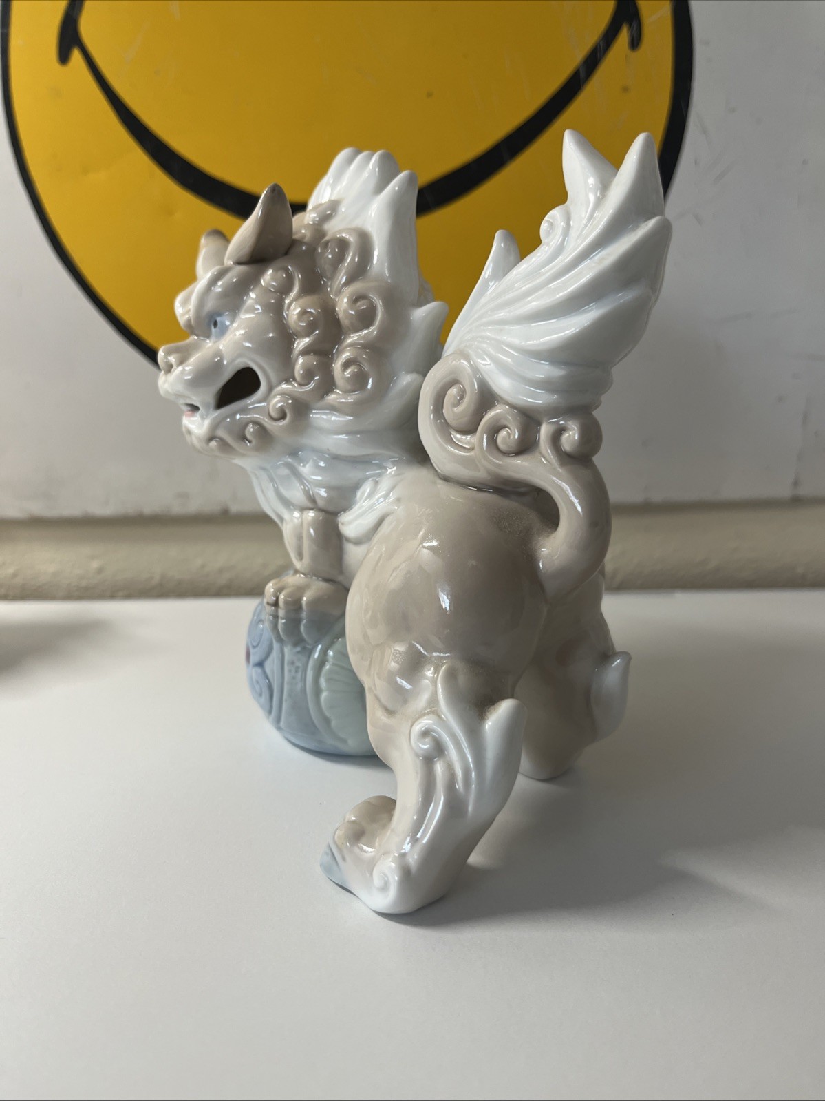 Vintage Set TKN Japan Porcelain Shishi Komainu Guardian Lion Foo Dogs Yoshimi K