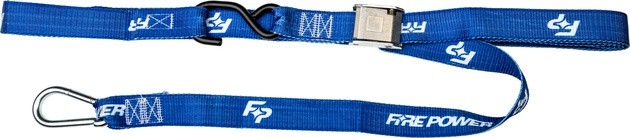 Fire Power 1.5" Tie Downs with Soft-Tye Blue