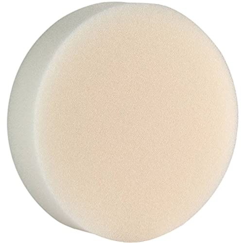 191N91-7 3" Hook and Loop Foam Polishing Pad, White