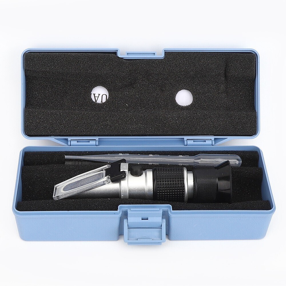 Refractometer Concentration Meter Brix Tester 0-90% for Automatic Temperature