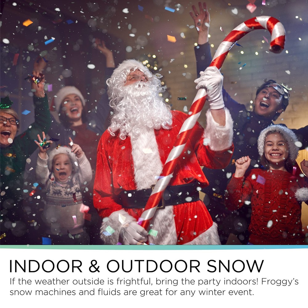 Froggy's Flakes Snow Machine Fluid, Long-Lasting, 75ft Float