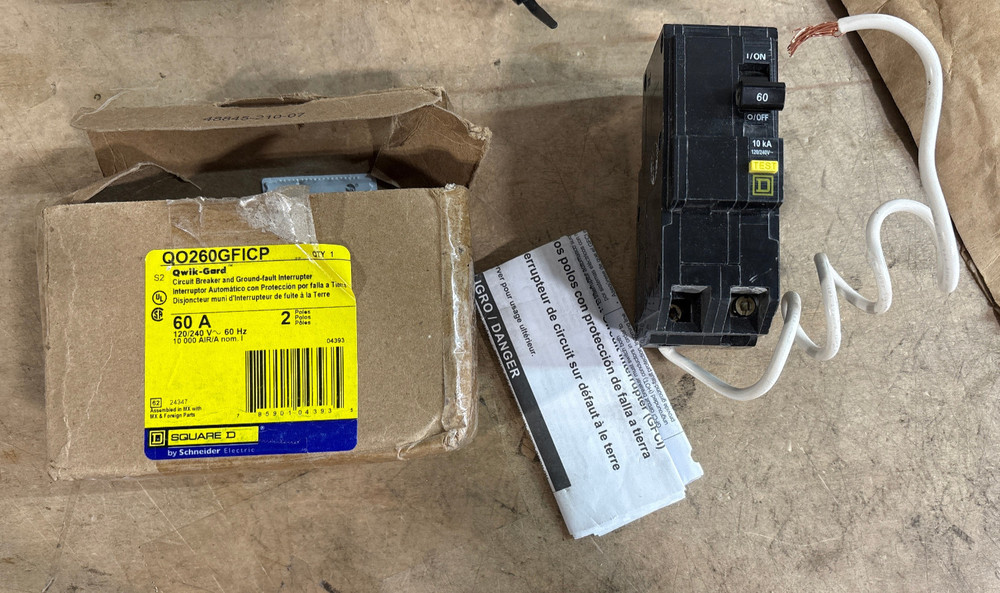 Square D QO260GFICP - used