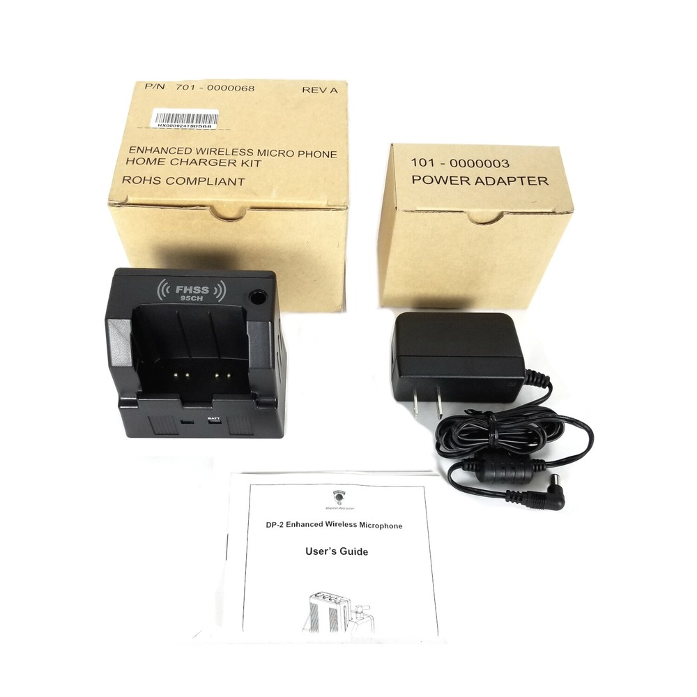 NEW! ~ Digital Patroller CCR24DST Enhanced Wireless Microphone Charger Kit