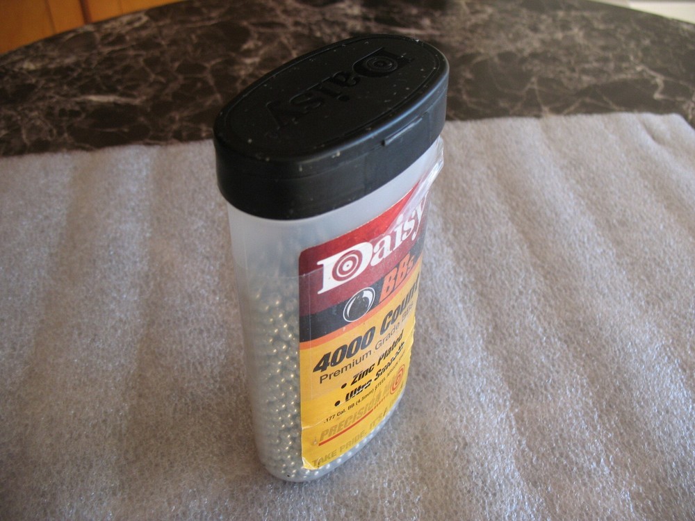 DAISY BBs, Zinc Plated, Ultra Smooth, #0040, Partial Container