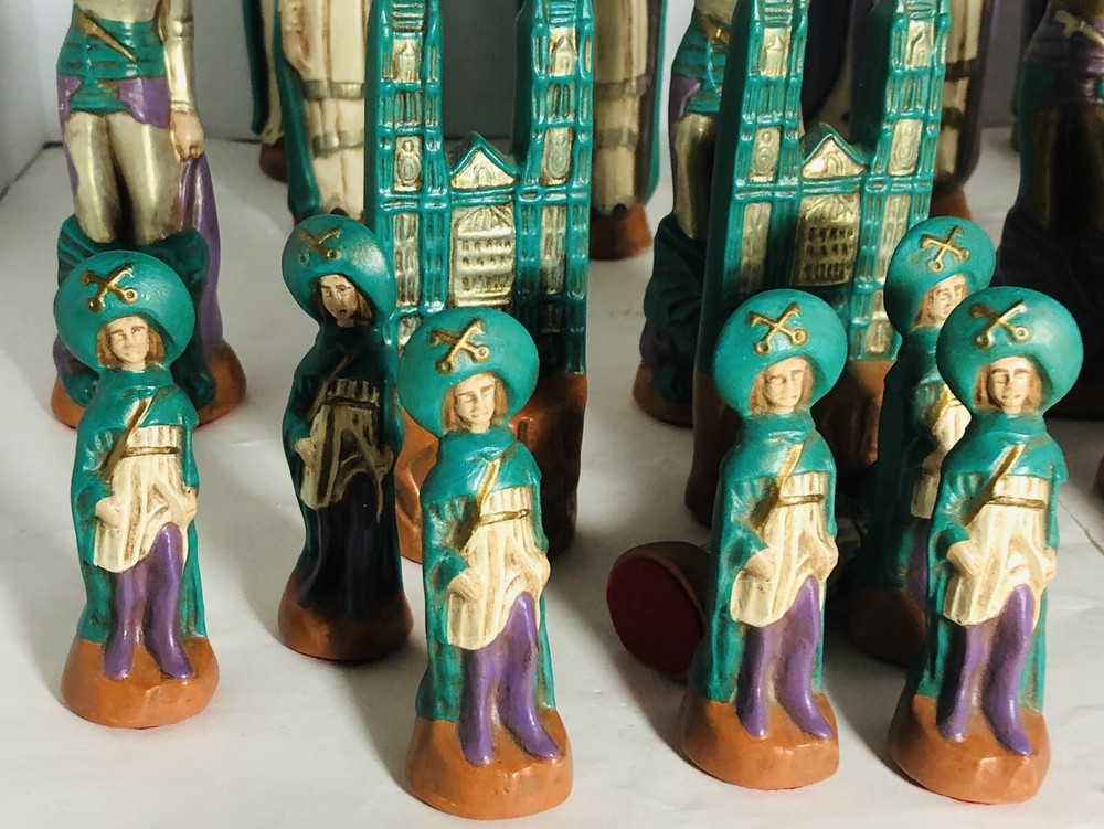 Vintage Hand Painted Chess Figures (29)