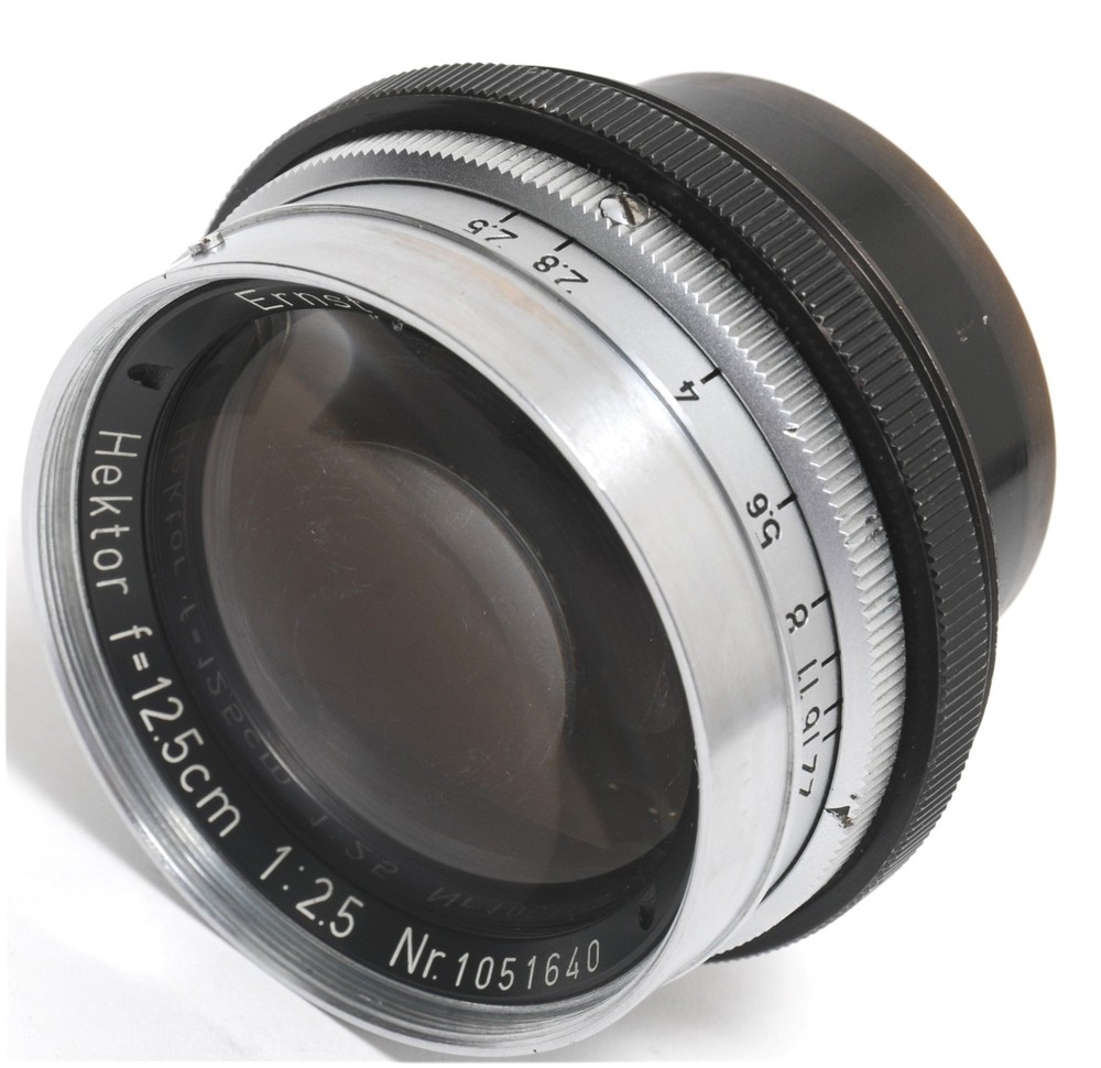 @ Leitz Leica Hektor 2.5/12.5cm lens head NOTTESTED