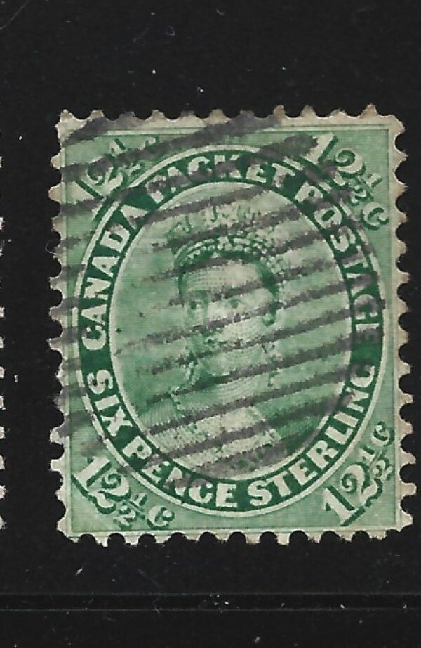 Canada Scott 18 12-1/2 cent issue used cv $150