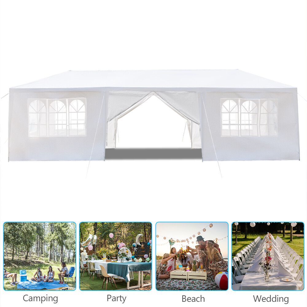 10x10/20/30' Party Tent Wedding Outdoor Waterproof Canopy w/Removable Walls