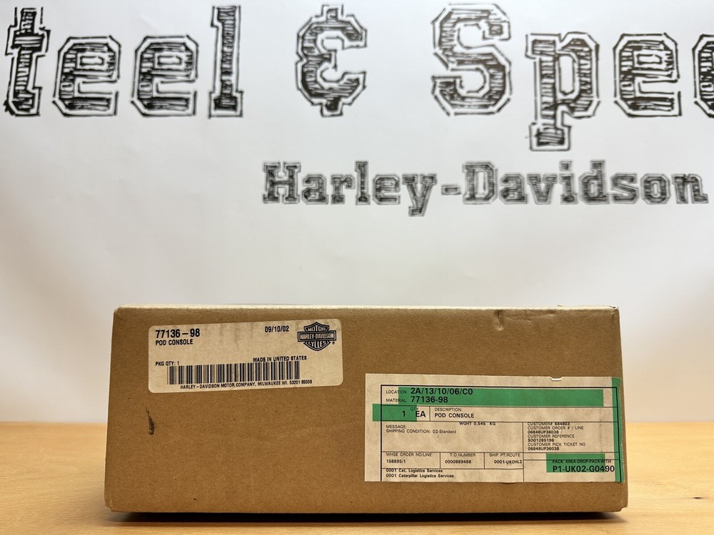 Genuine Harley-Davidson Touring C.B. & INTERCOM CONTROL POD 77136-98