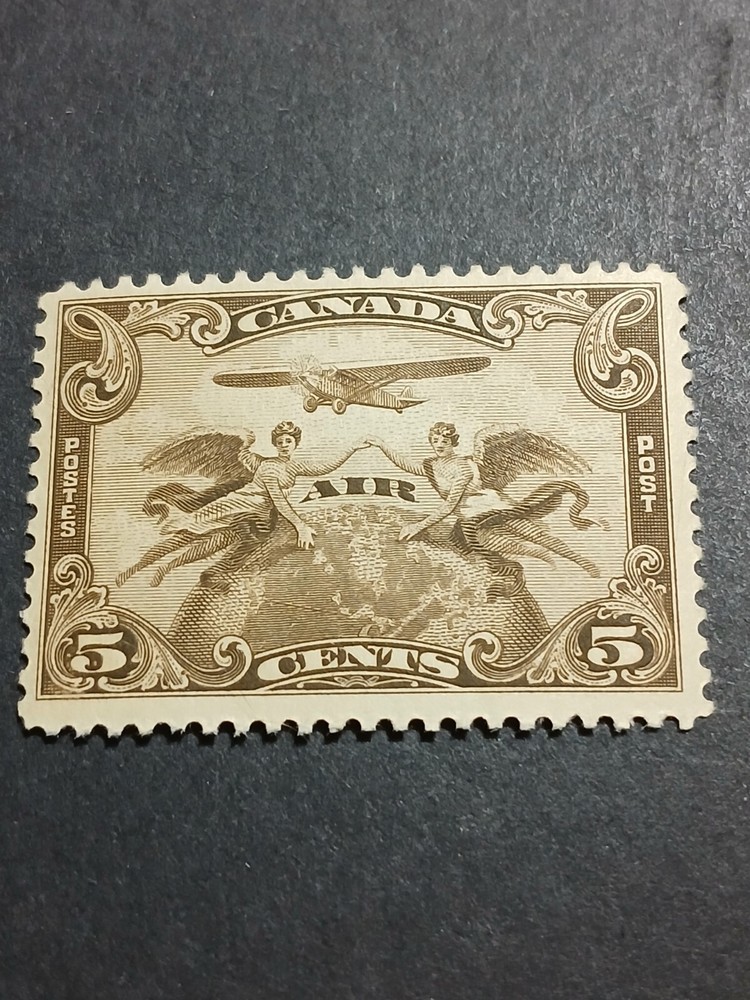 Canadian Airmail Stamp Cat# C1 MNH