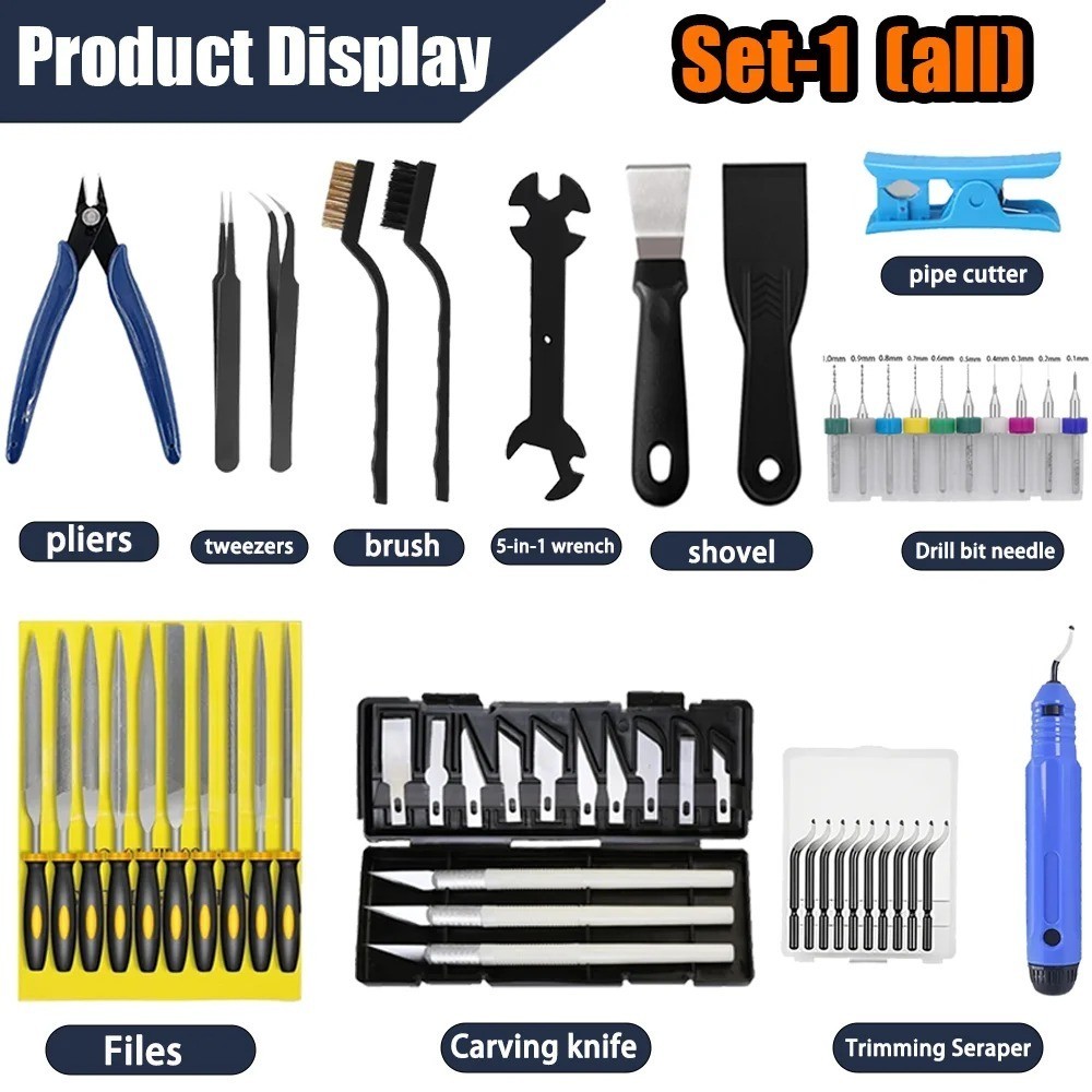 3D Printer Tools Kit, 3D Printer Accessories for All FDM/SLA Printers.