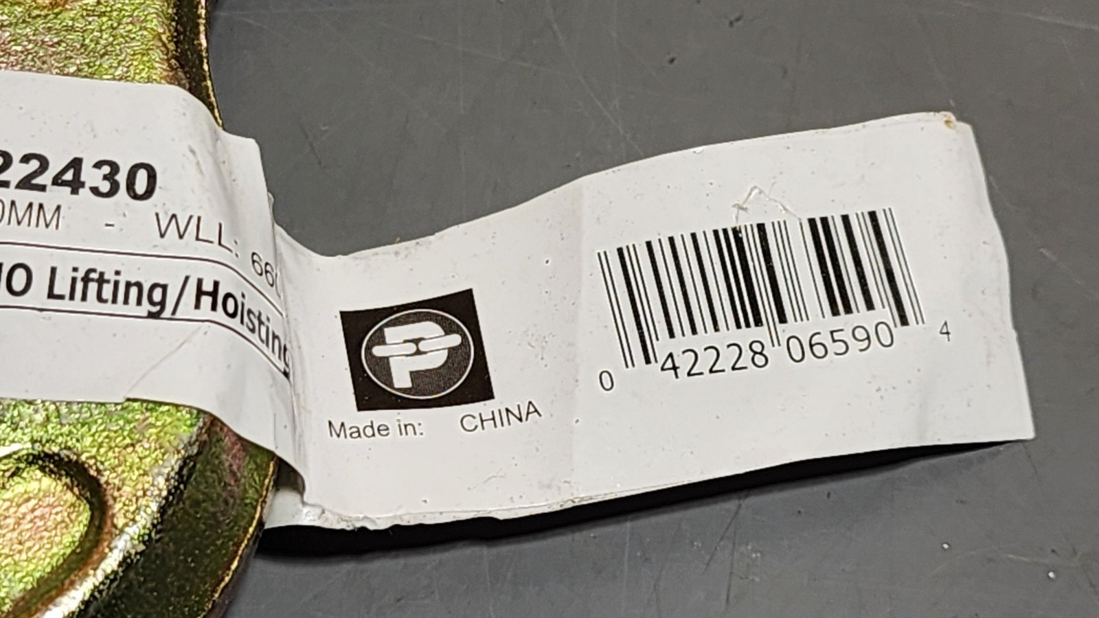 Peerless 3/8" Clevis Slip Chain Grab Hook Tow Chain G70 8022430 (Qty 10)