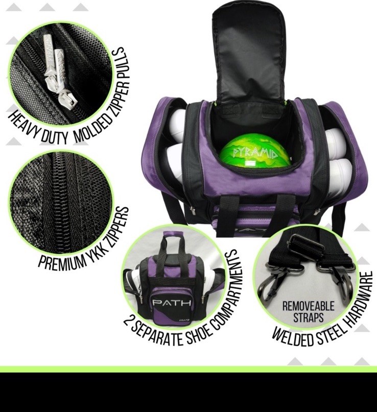 Pyramid Path Pro Deluxe Single Tote Bowling Bag