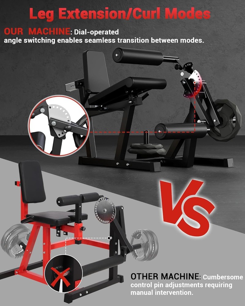 Home Gym Leg Extension and Curl Training Machine