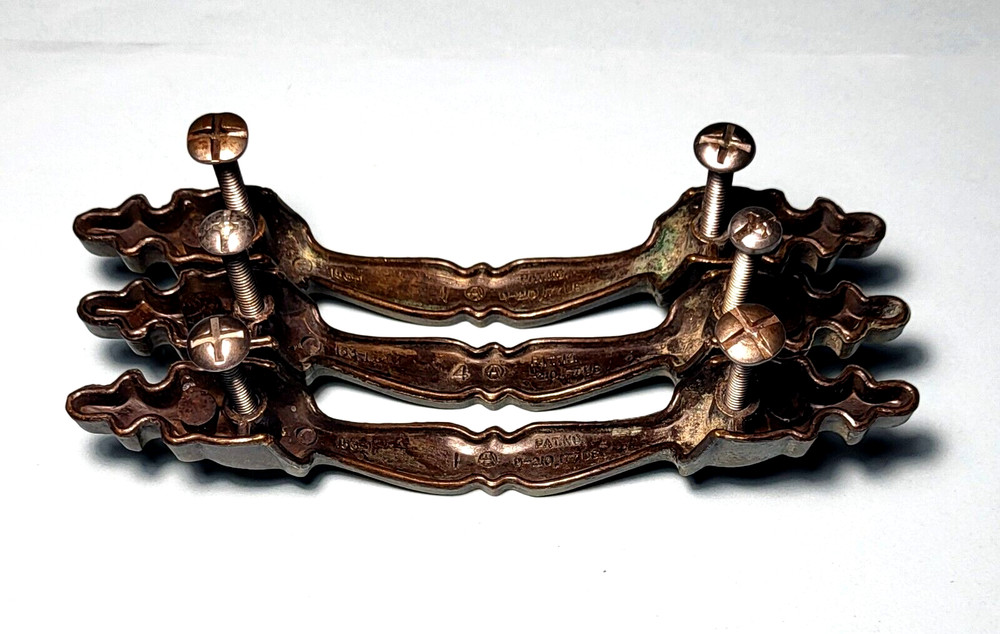 Vintage Amerock #153 Antique Brass Drawer Pulls