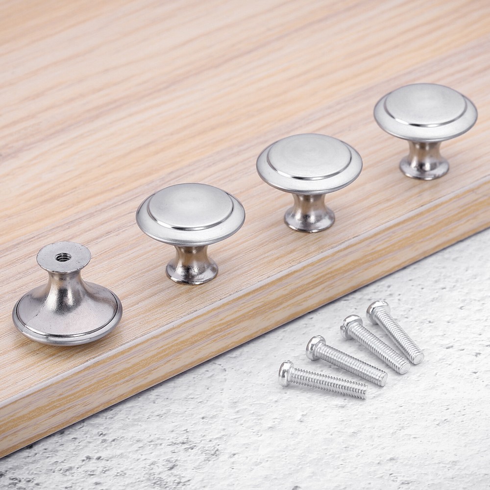 20 X Stainless Steel Door Knobs Cabinet Handles Cupboard Drawer Kitchen Pulls US