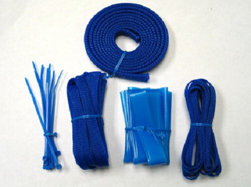 OKGEAR OK430UB UV Blue Computer Case Cable Mod Sleeving Kit