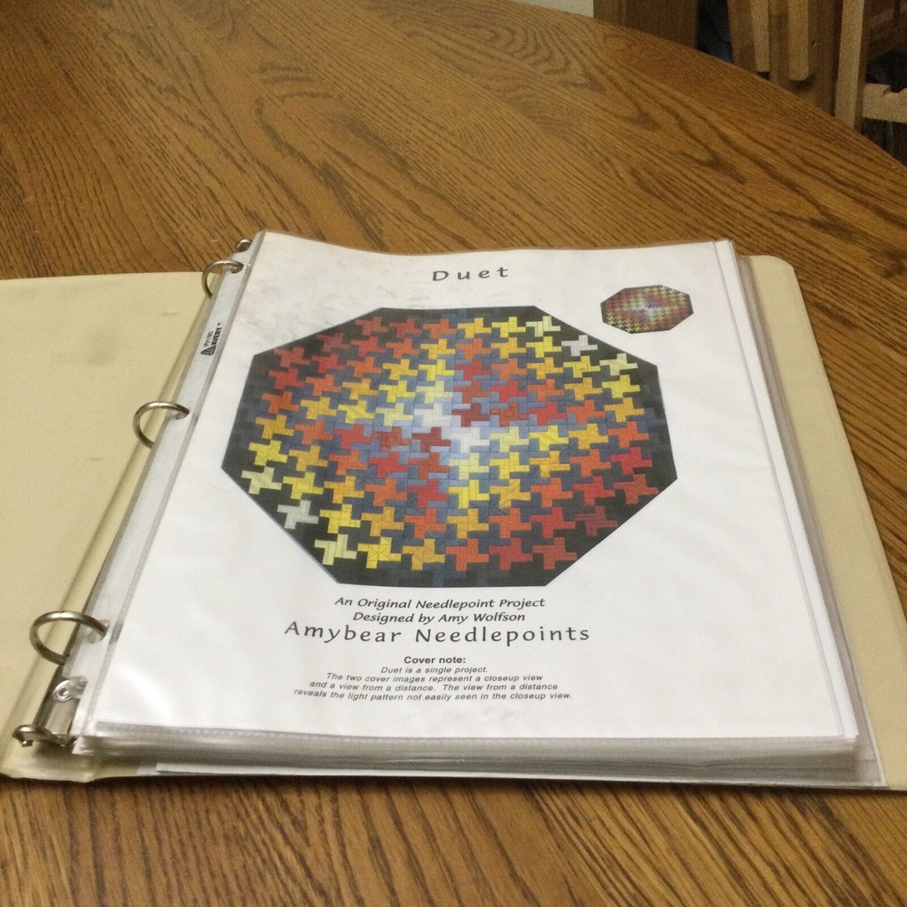 Original Needlepoint Pattern By Amybear (Amy Wolfson) 2005