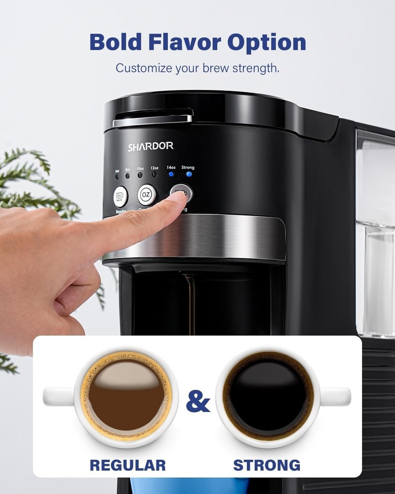 SHARDOR - 3 in 1 K-Cup Single Serve Coffee Maker