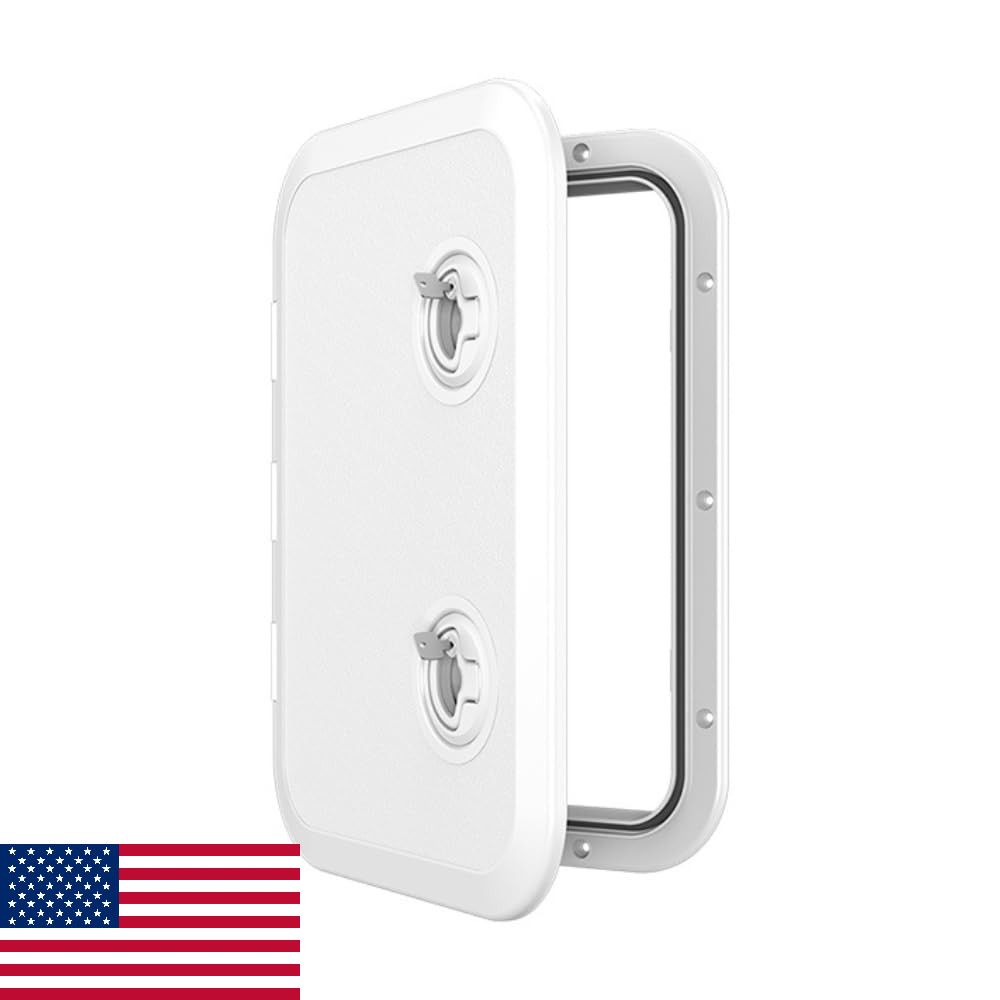 SEAFLO Locking Marine Boat Deck Rectangular Access Hatch 12.4"x17.32" 315mm