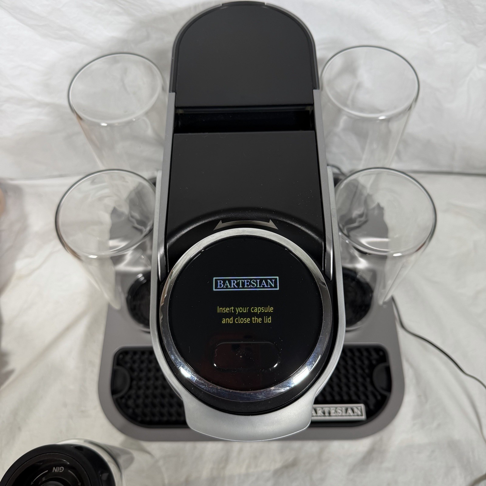 Bartesian 55306 Premium Pro Cocktail Machine Complete Keys Bottles Tested Clean