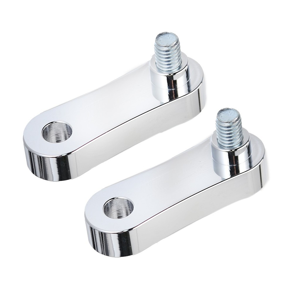 Passenger Foot Peg Riser Relocation Chrome Kit For Harley Softail 00-17