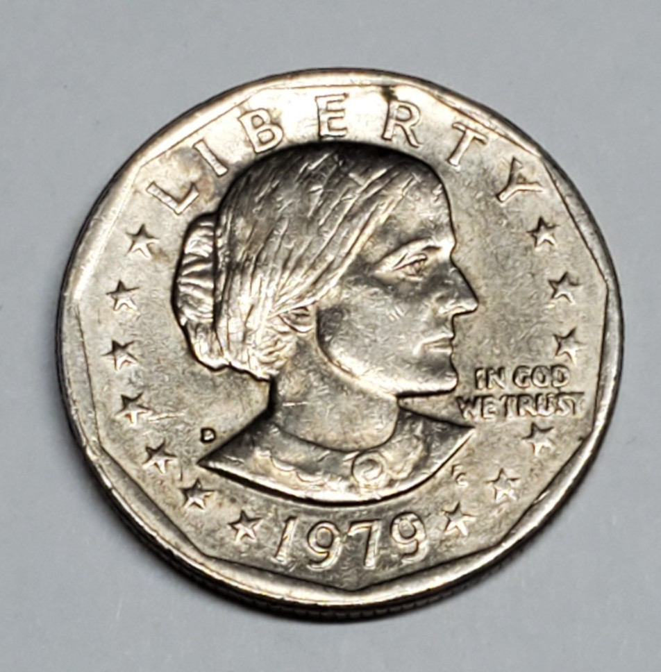 1979-D Susan B Anthony Dollar / D-Mint Mark Filled