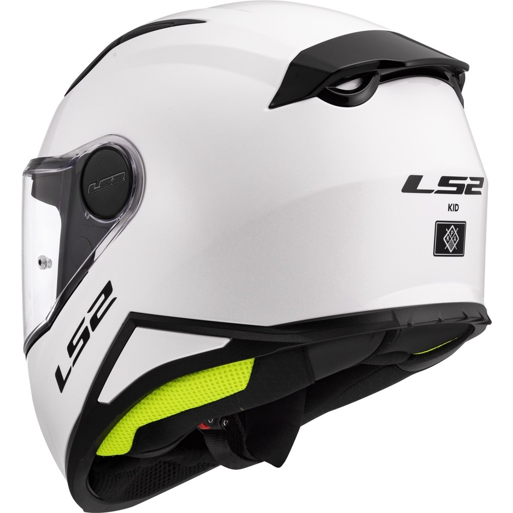 Motorcycle Helmet Children L - LS2 FF812 Kid Solid - Integral Kinderhelm White