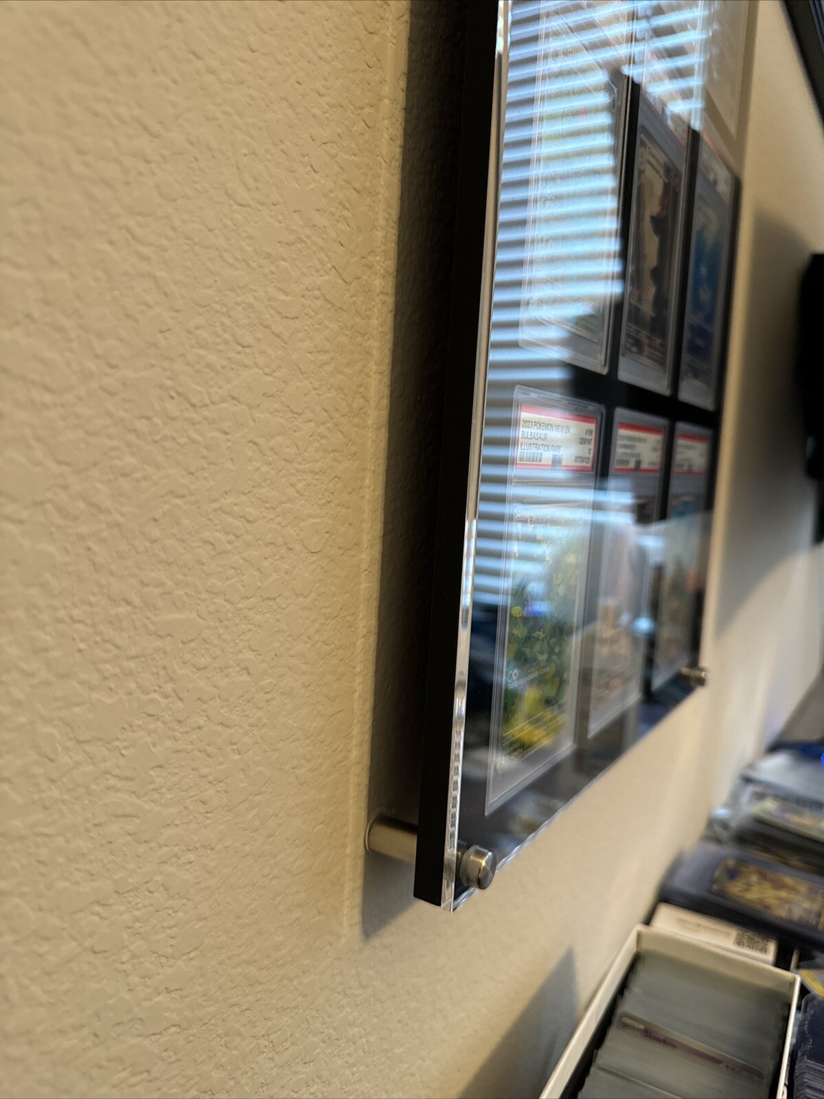 PSA/CGC Graded Card Premium Acrylic Display Case for : 9 Card Capacity 3x3 Frame