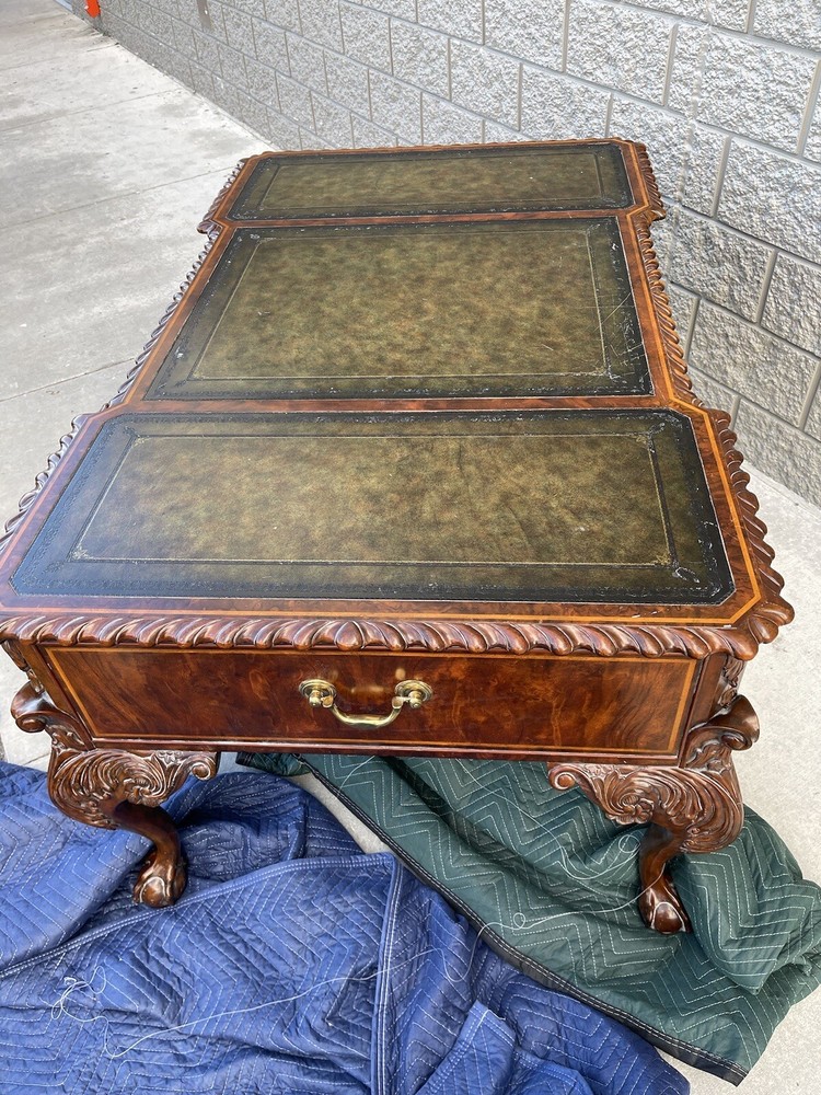 Maitland Smith Leather Top Desk - Read Description