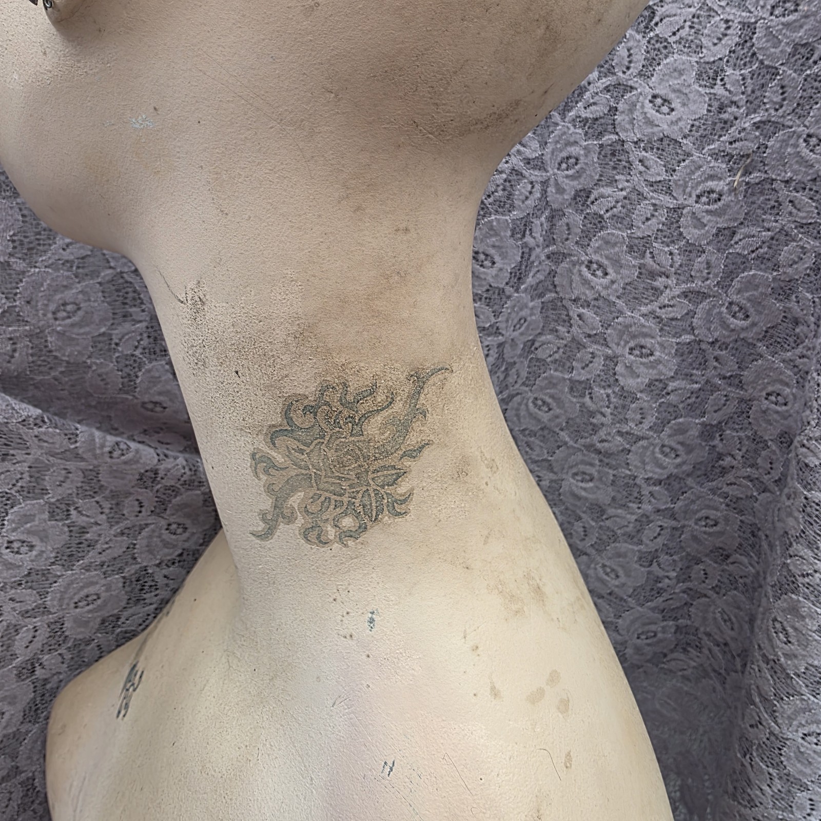 Vintage 'Vera' 1950's - 1960's Fibreglass Bust Manniquin