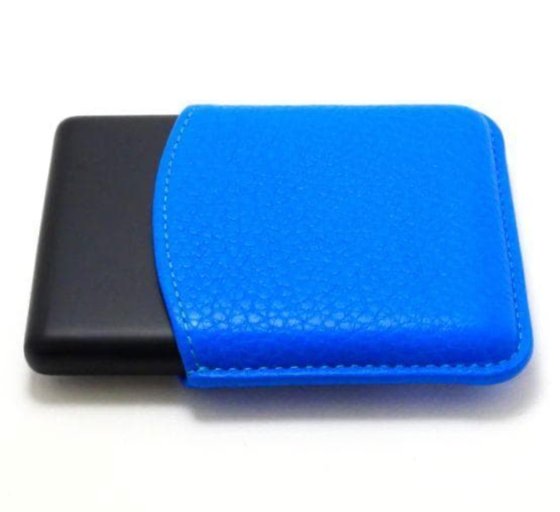 S.T. Dupont Leather Cigarette / Cigarillo Case Fluo Blue, 183116 New In Box