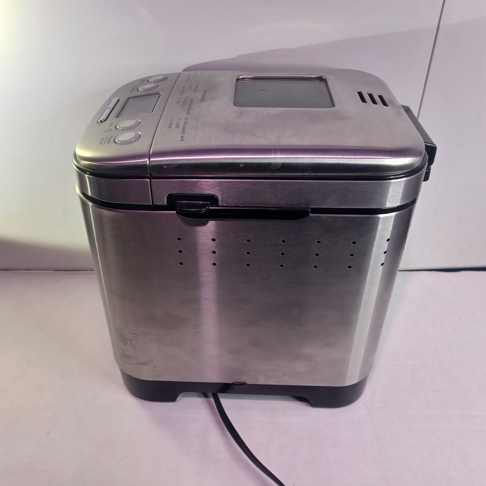 Cuisinart CBK-110 Compact Automatic Bread Maker 2lb Stainless Steel Tested