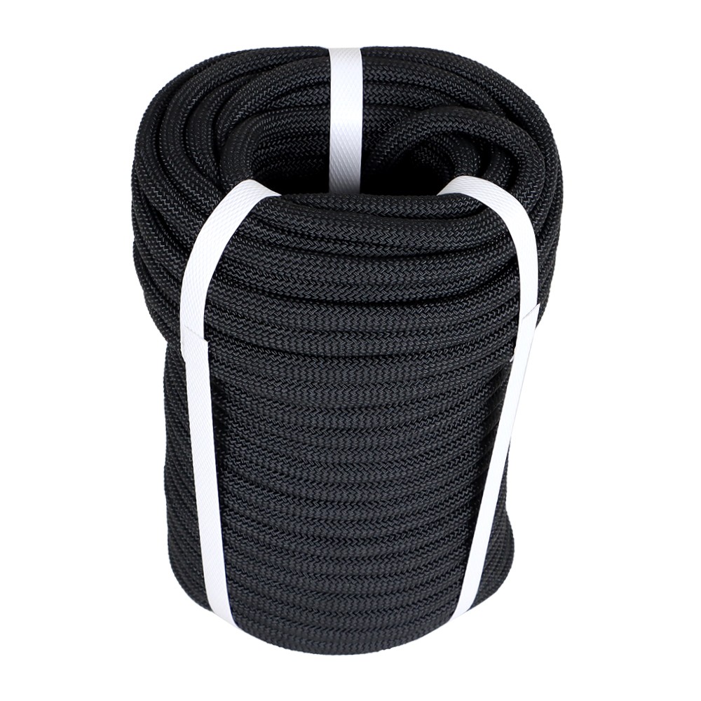 LABLT 3/8" × 100' Polyest Rope High Strong Pulling Braided Rope 3520Lbs