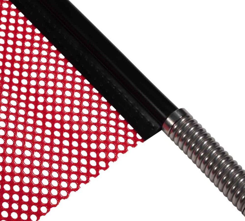 (4) EZ Mount Warning Flag Red 18" x 18" Spring Loaded Quick n Easy Disconnect