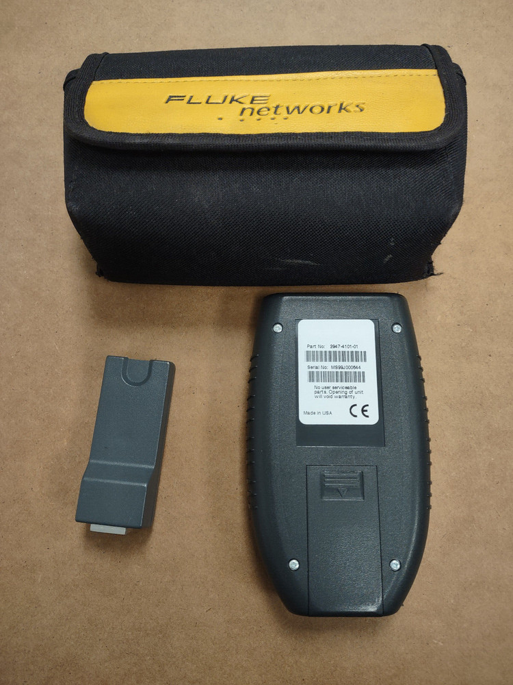 Fluke networks Microtest Microscanner Pro Cable Tester + WIREMAP adapter + case