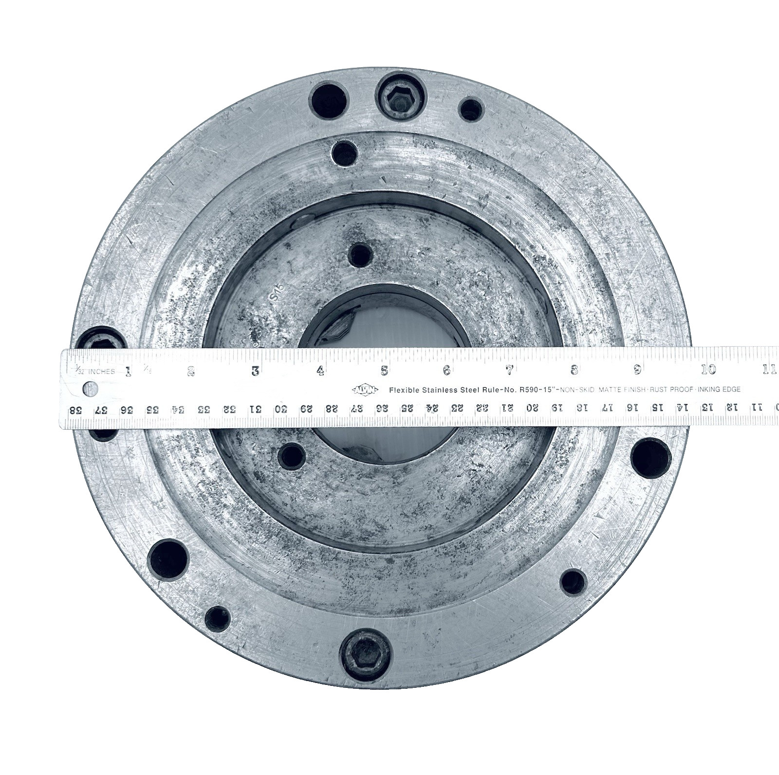 BISON 10" SET-TRU 3-Jaw Self Centering Lathe Model No. 3565-10 **GOOD** Poland