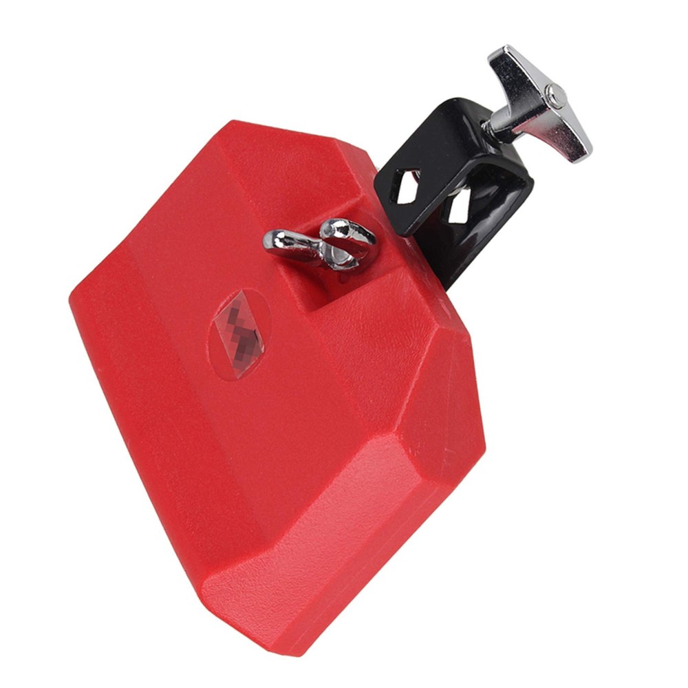 Yibuy Red Plastic Percussion Instruments Block for Latin Drum Instrument