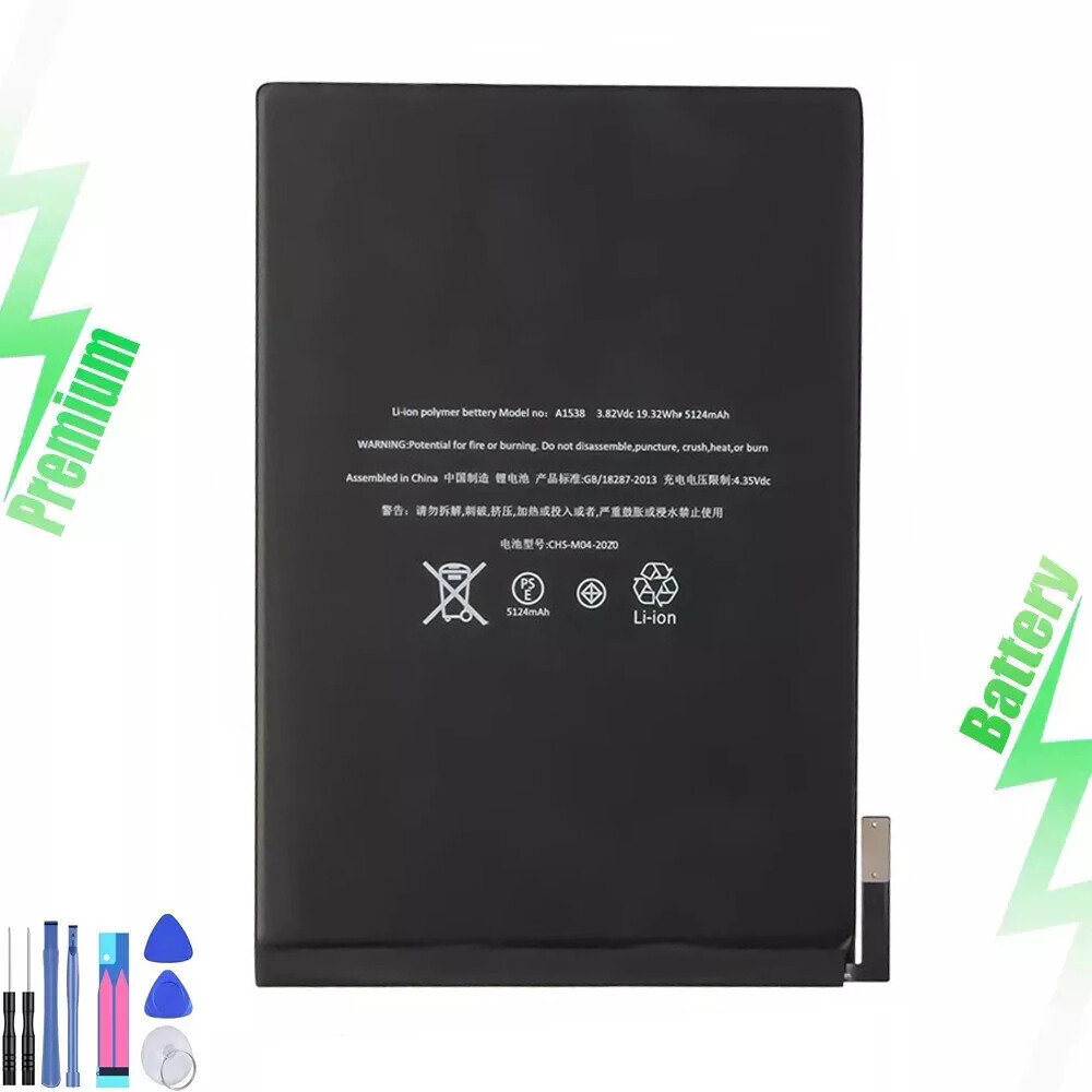 For iPad Mini 4th A1538 A1550 High Capacity Battery Replacement (Model: A1546)