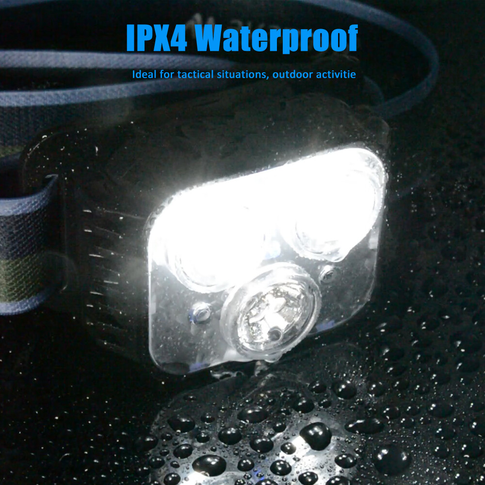 Rechargeable Headlamp LED Headlight Head Torch Work Light Flashlight USB Band