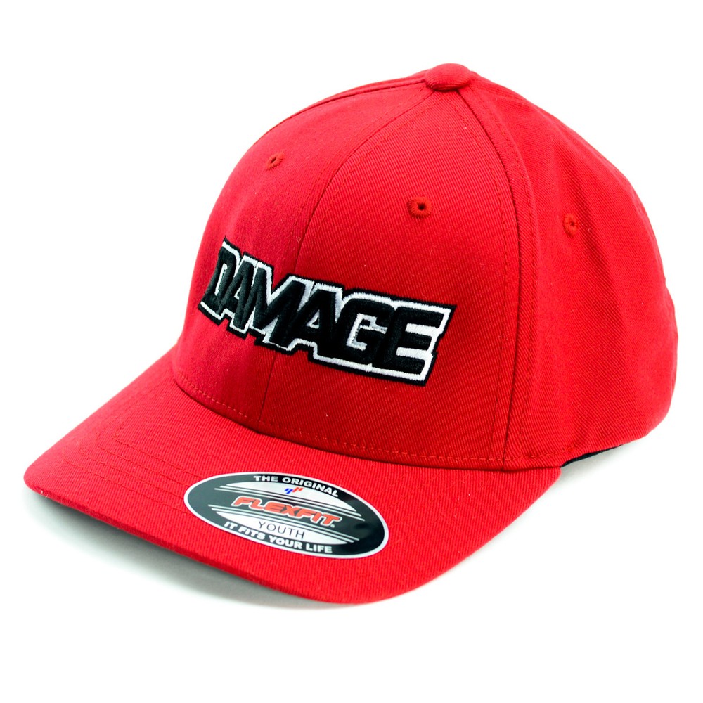 Tampa Bay Damage FlexFit Hat - Red Size: Small/Medium