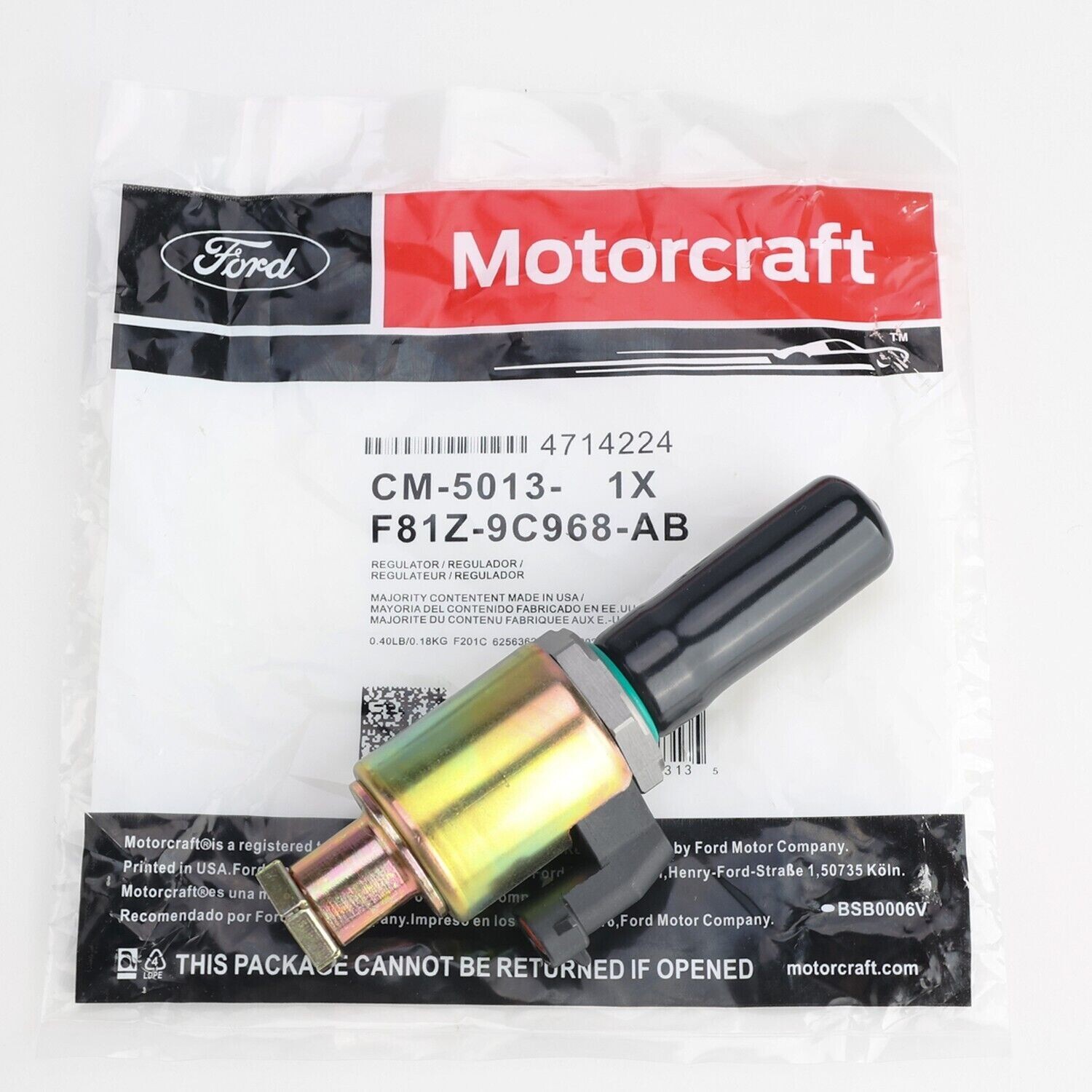 Genuine Motorcraft 7.3L 94-03 Fuel Injection Pressure Regulator IPR Valve CM5013
