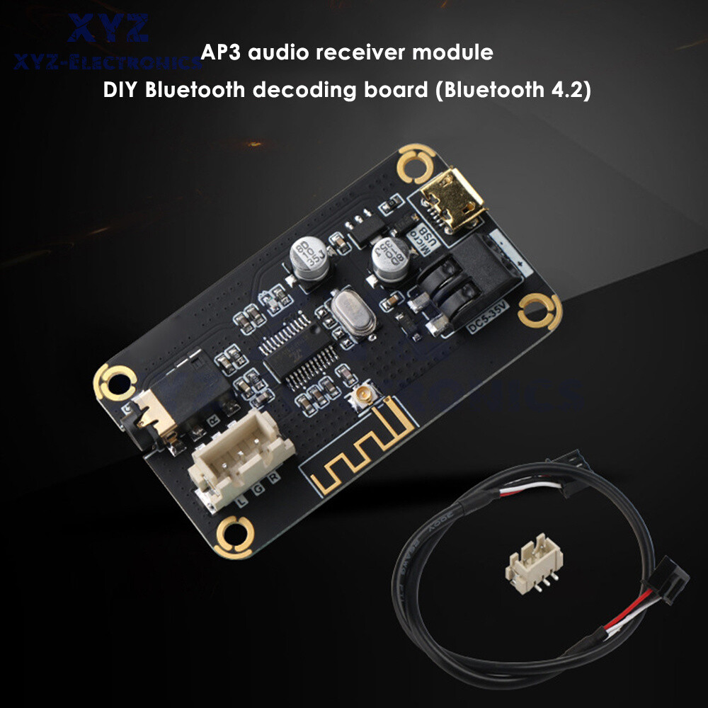 MP3 Bluetooth 4.2 Decoding Board Audio Amplifier Board Car Audio Receiver Module